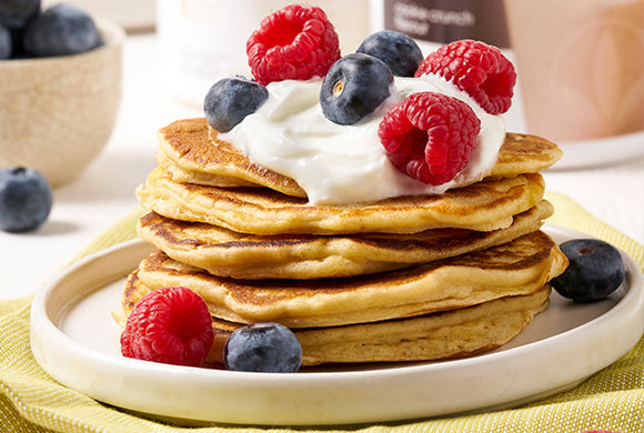 Αφράτα pancakes με χαμηλές θερμίδες και πρωτεΐνη Herbalife Formula 1 σοκολάτα